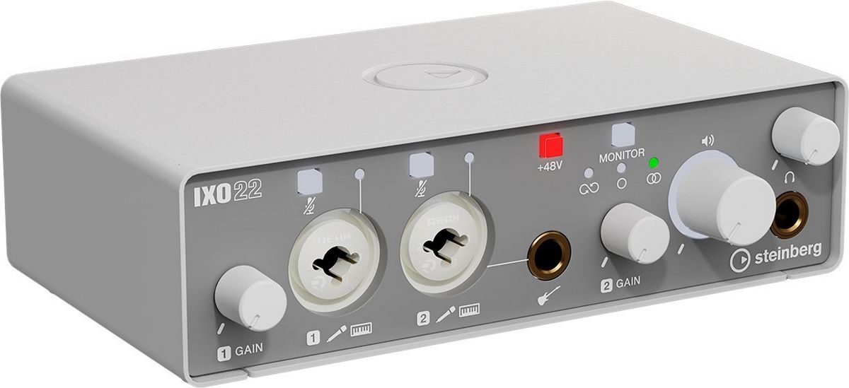 Аудиоинтерфейс Steinberg IXO22 (белый) - фото
