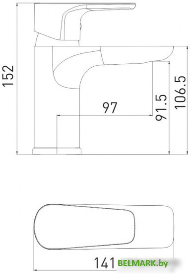 Смеситель Gross Aqua Evo 6241297C - фото2