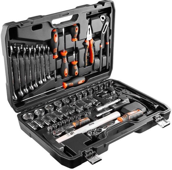 Универсальный набор инструментов Wester WT072 (72 предмета) - фото