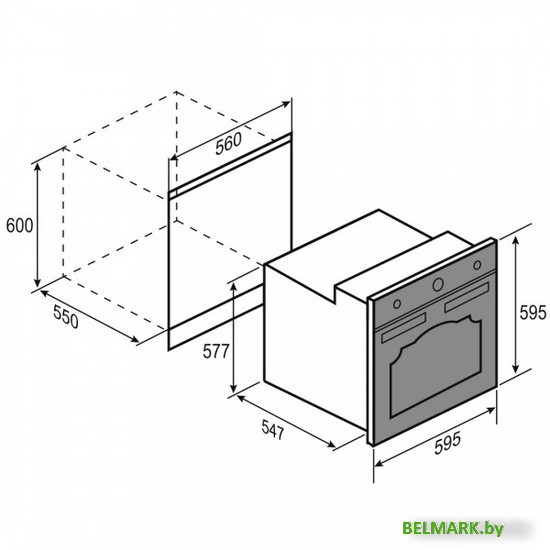 Электрический духовой шкаф Zigmund & Shtain E 156 X - фото2