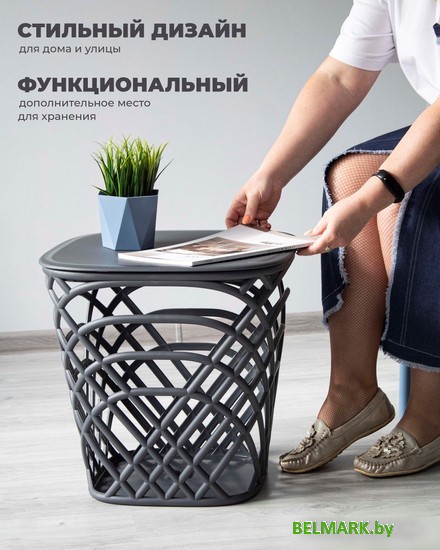 Журнальный столик Sheffilton SHT-CT83 (серый) - фото2