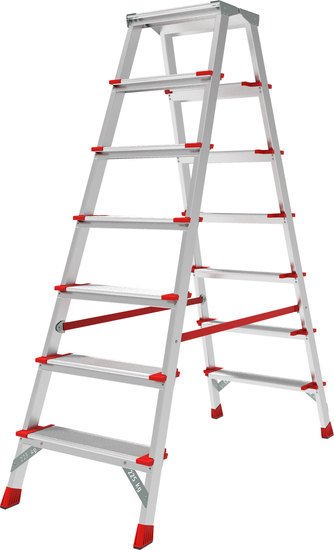 Лестница-стремянка Новая высота NV 3127 (2x7 ступеней) - фото