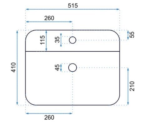 Умывальник Rea Martina U6646 - фото2