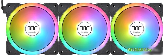 Набор вентиляторов Thermaltake Swafan EX12 ARGB TT Premium Edition 3-Fan Pack CL-F167-PL12SW-A - фото