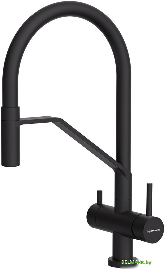 Смеситель Omoikiri Akeno-GB (графит/черный) - фото