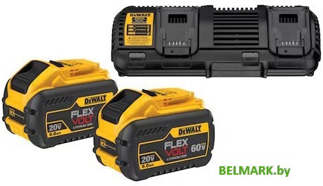 Аккумулятор с зарядным устройством DeWalt DCB132X2 (20В/2x9 Ач) - фото