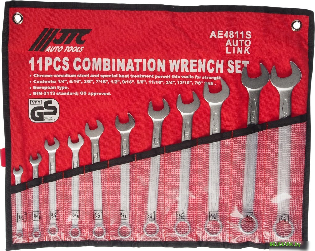 Набор ключей JTC JTC-AE4811S (11 предметов) - фото