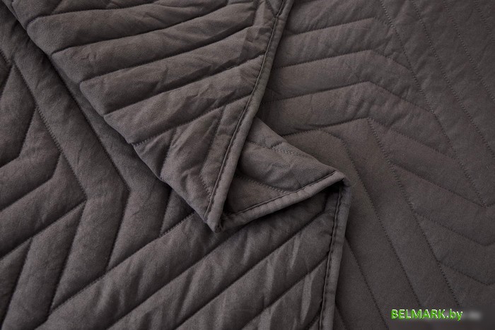 Набор текстиля для спальни Sofi De MarkO Мориц 230х250 Пок-МЦ-ан-230х250 (антрацитовый) - фото2