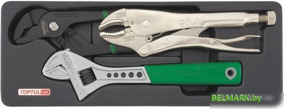 Набор пассатижей Toptul GBAT0301 3 предмета - фото