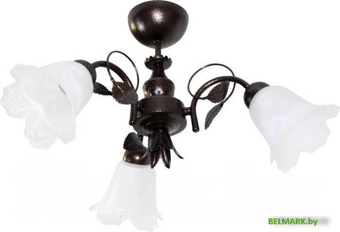 Люстра средней высоты Элетех Мотив 131 НСБ 01-3х60-119 Е14 1005405010 (медь) - фото