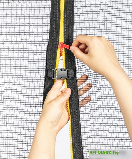 Батут Sundays Favorite 12FT (синий, с сеткой и лестницей) - фото2