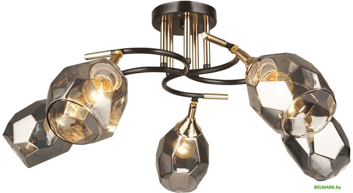 Люстра средней высоты Mirastyle LS-3329/5C-CF-FGD - фото