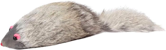 Игрушка для кошек Triol Мышь серая с пищалкой SQ4 22161021 - фото