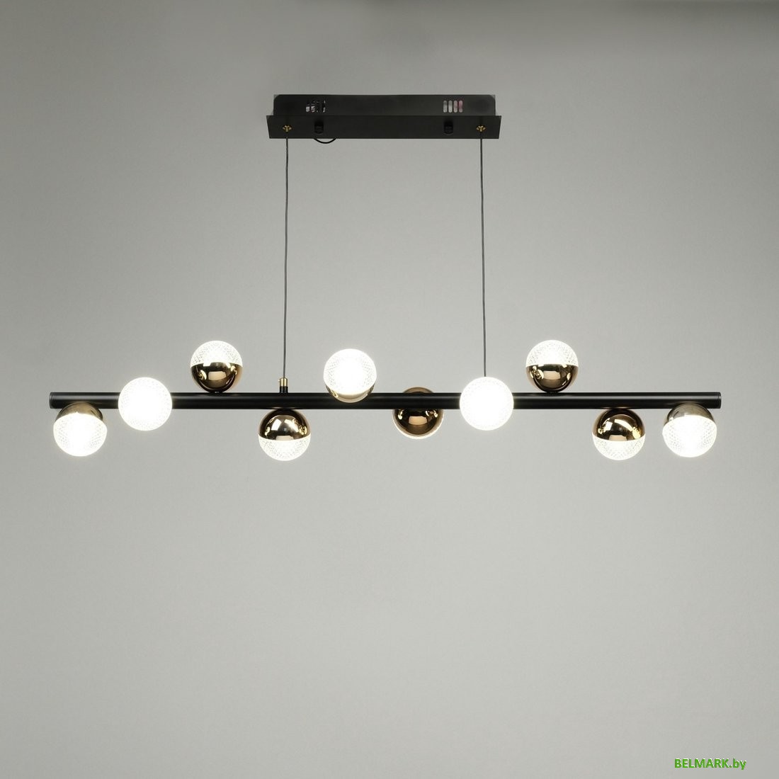 Подвесная люстра BayerLux Рикардо 10385949 (черный/золото) - фото