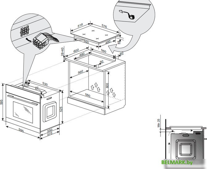 Электрический духовой шкаф Hansa BOEI684721 - фото2