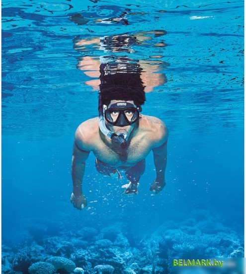 Набор для плавания ARENA Premium Snorkeling Set 002018 505 (черный) - фото2