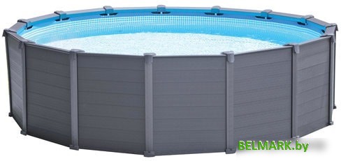 Каркасный бассейн Intex Graphite Gray Panel 26384 (478х124) - фото