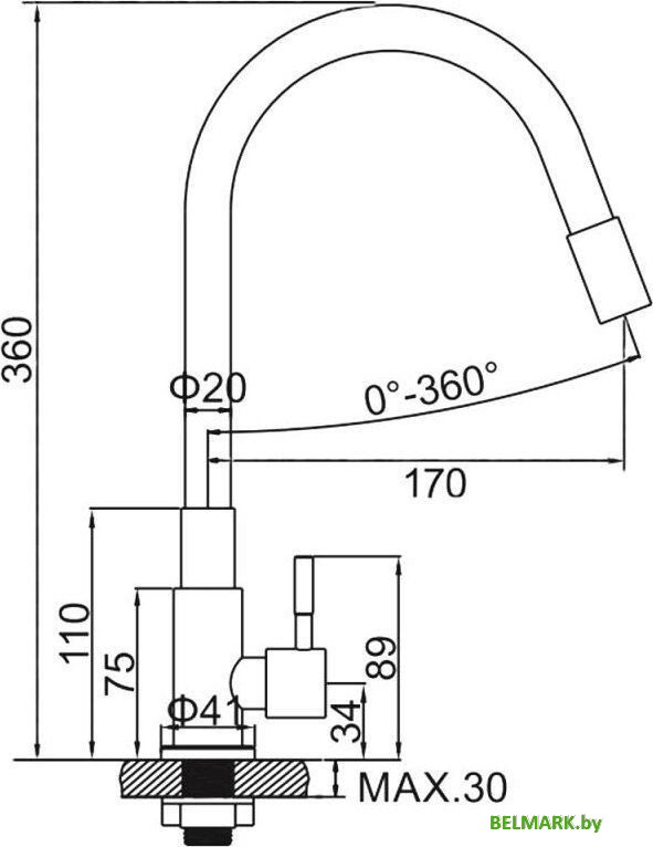 Смеситель Ledeme L74195-2 - фото2