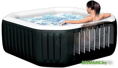 Надувной бассейн Intex Jet & Bubble Deluxe 28458 (201x71) с джакузи - фото2