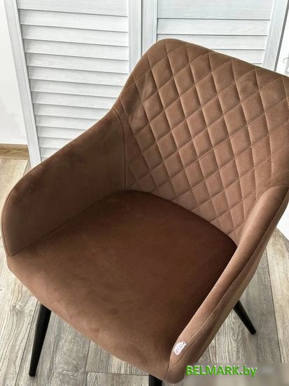 Стул с подлокотниками M-City Brandy 629M05175 (505-11 кофе/черный) - фото2