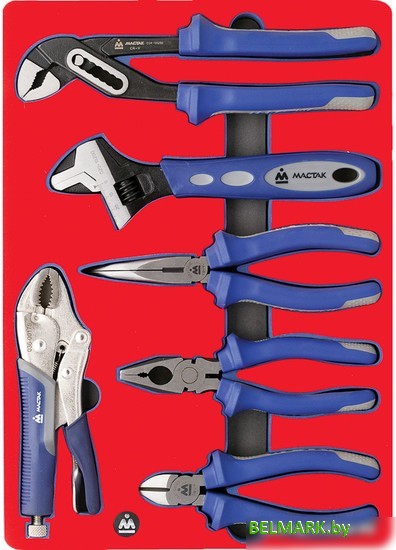 Набор пассатижей Мастак 5-3006 (6 предметов) - фото