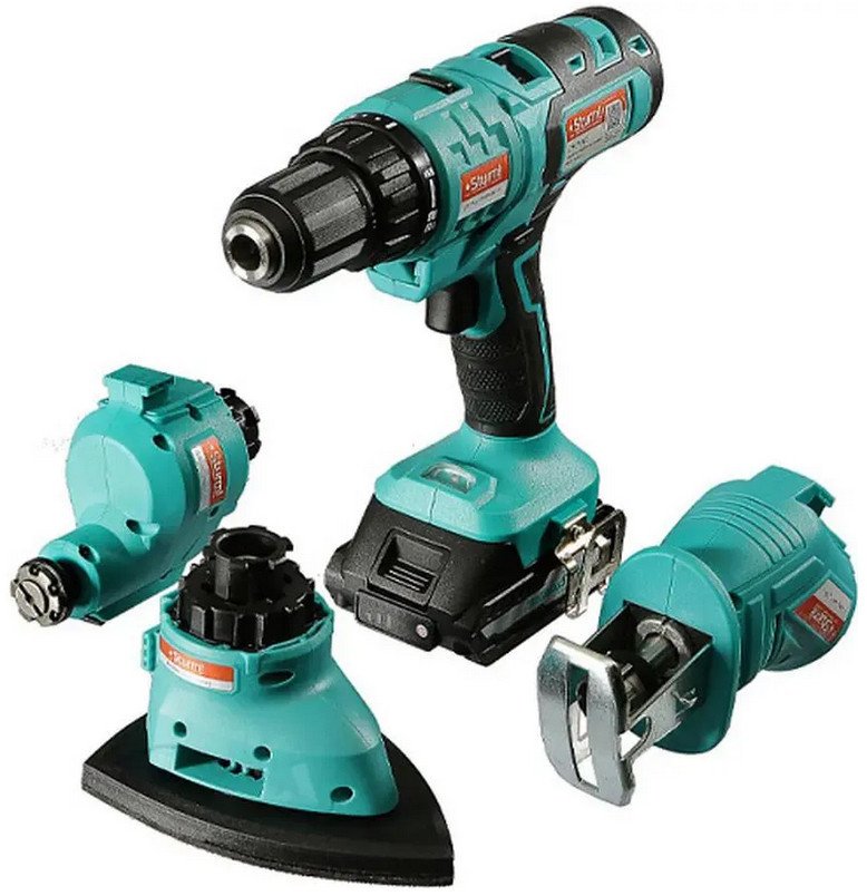 Дрель-шуруповерт Sturm CMT1802 (с 2-мя АКБ, кейс) - фото