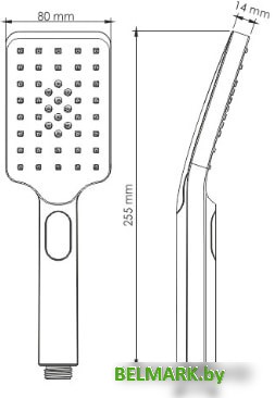 Душевая лейка Wasserkraft A126 - фото2