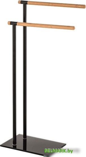 Держатель для полотенца Bisk Plain 07617 (черный) - фото