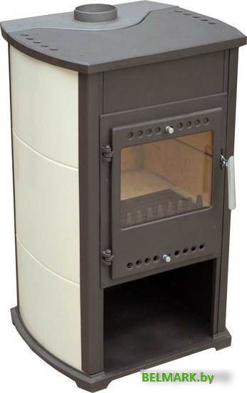 Свободностоящая печь-камин Bella Thalia Grande (бежевый/черный) - фото
