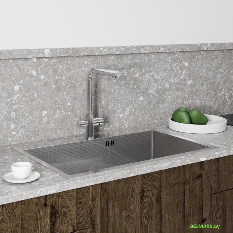 Кухонная мойка Floracio Steel F.7551.SSD - фото2