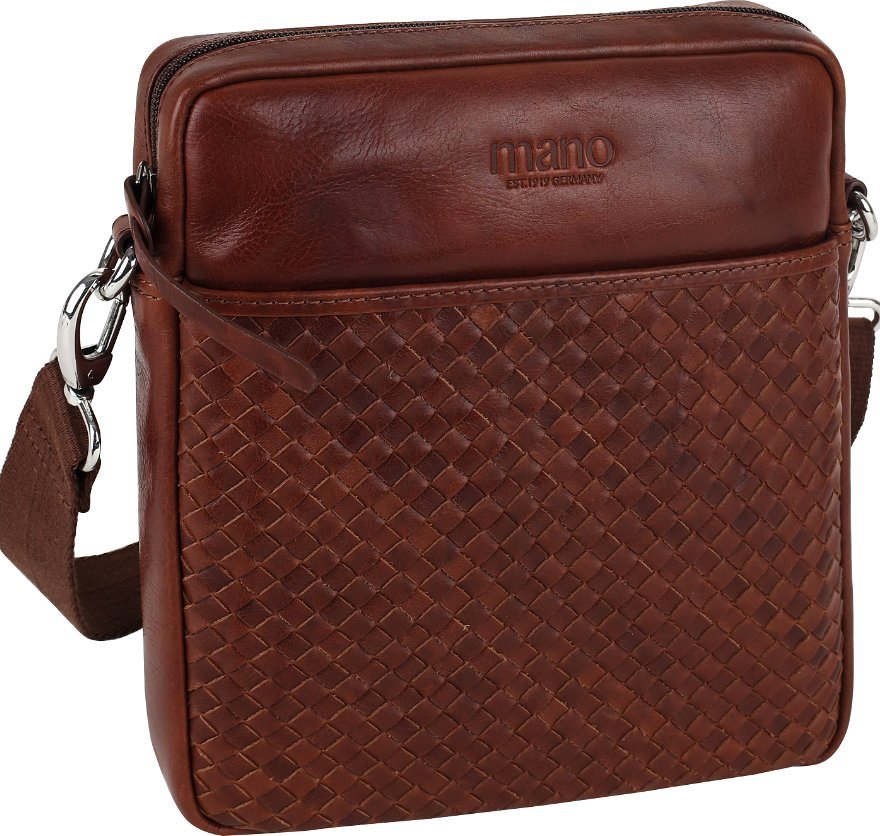 Мужская сумка Mano Don Luca M191945802 (коньячный) - фото2