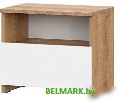 Тумба NN мебель МС Некст К (дуб золотой/белый) - фото