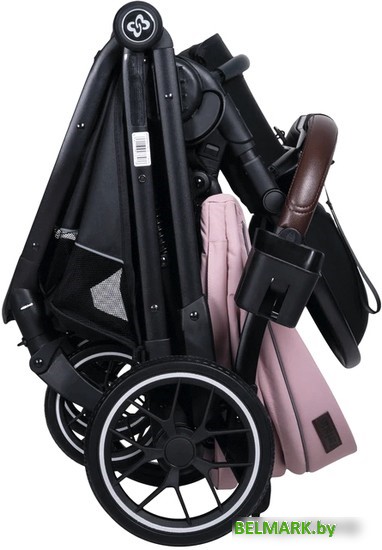 Коляска прогулочная «книга» Farfello Fest Lux FL-2 (розовый) - фото2