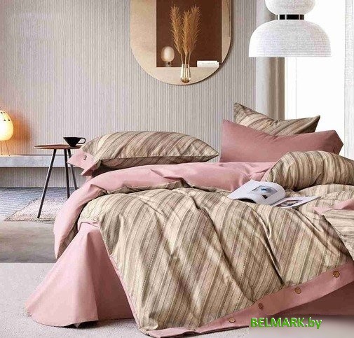 Постельное белье Реноме 2сп Темно-синяя коллекция St-2449 (сатин) - фото