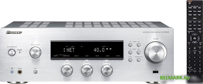 Сетевой проигрыватель Pioneer SX-N30AE (серебристый) - фото