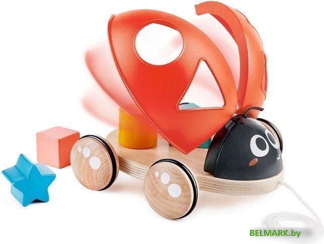 Развивающая игрушка Hape Сортер Божья коровка E0364_HP - фото2