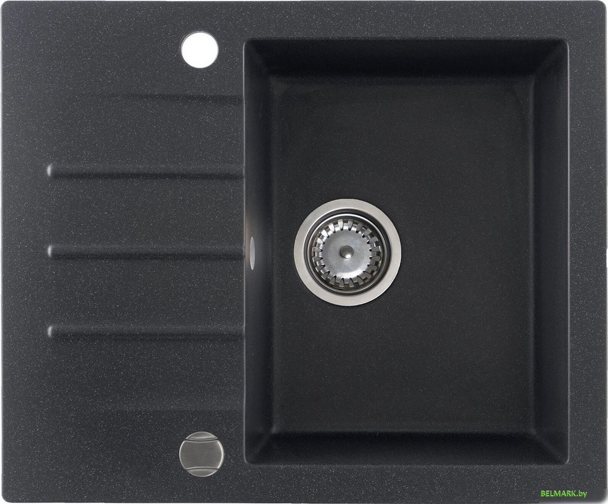 Кухонная мойка Kernau KGS A 4560 1B1D Black Metallic - фото