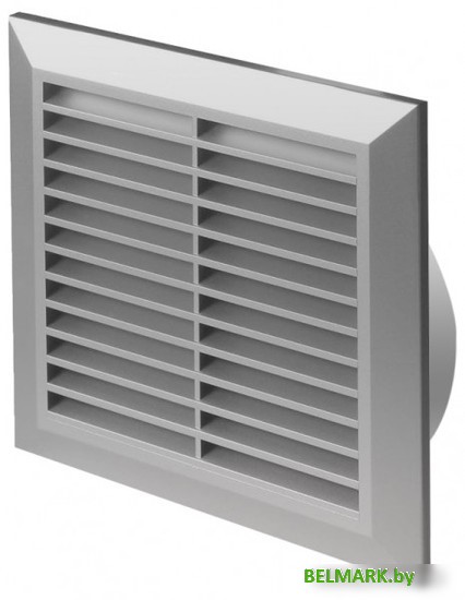 Вентиляционная решетка Awenta Classic T83SS 17х17/d125 (серебристый) - фото