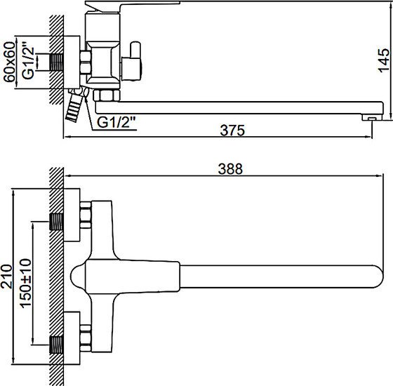 Смеситель Ledeme L2278U - фото2