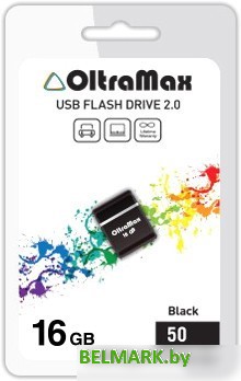 USB Flash Oltramax 50 16GB (черный) - фото