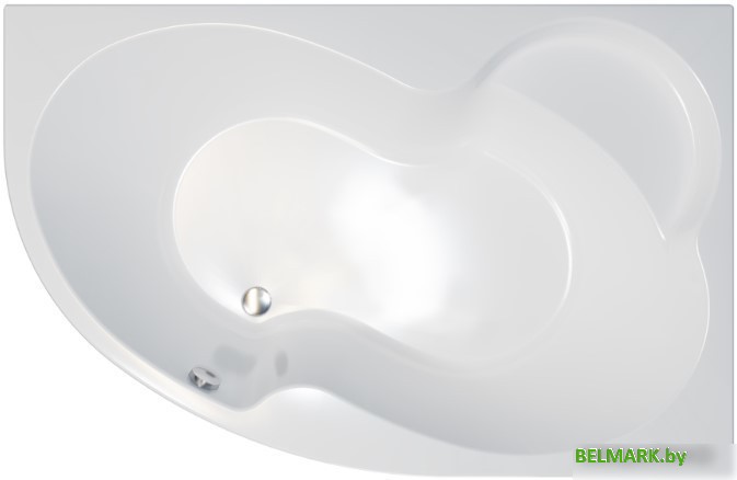 Ванна Triton Мари 170х110L (с каркасом, сифоном, экраном) - фото