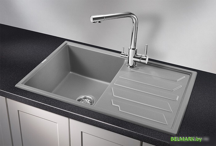 Кухонная мойка Granula GR-8002 (алюминиум) - фото2