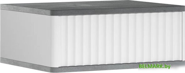 Тумба Shtabe Royal 5000 эко (белый/металл бруклин) - фото