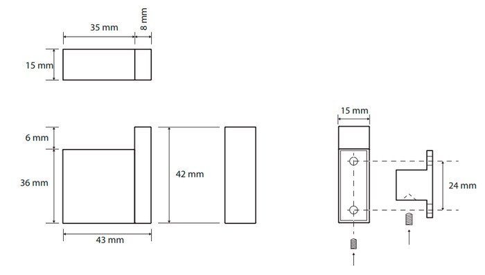 Крючок для ванны Bemeta Gamma 145804022 - фото2