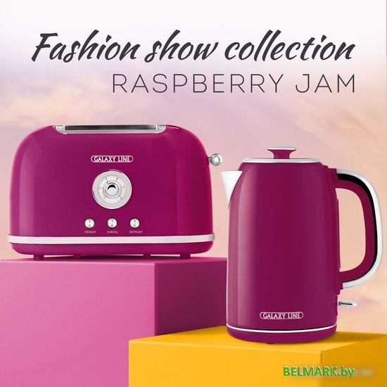 Тостер Galaxy Line GL2916 (малиновый джем) - фото2