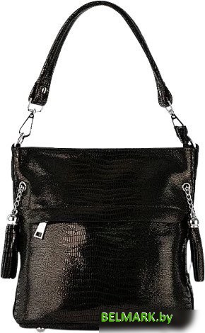 Женская сумка Poshete 857-3262-1A238-BLK (черный) - фото