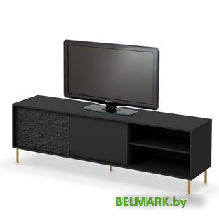 Тумба Halmar Bullet RTV-1 180 (черный/золотой) - фото2