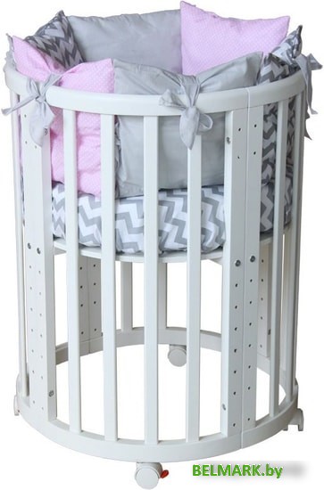 Кроватка-трансформер Polini Kids Simple 911 (белый) - фото2