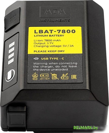 Аккумулятор ADA Instruments LBAT-7800 A00700 (3.7В/7.8 Ач) - фото