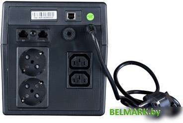 Источник бесперебойного питания ExeGate Power Smart ULB-1000 LCD EP212519RUS - фото2